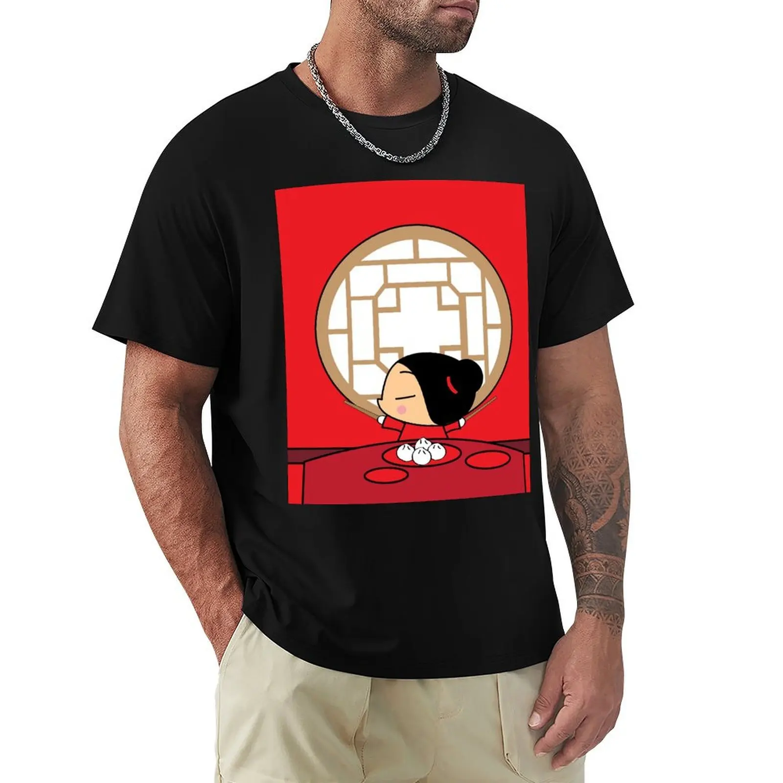 

Pucca T-Shirt funny gifts graphic t shirts anime shirt mens graphic t-shirts anime