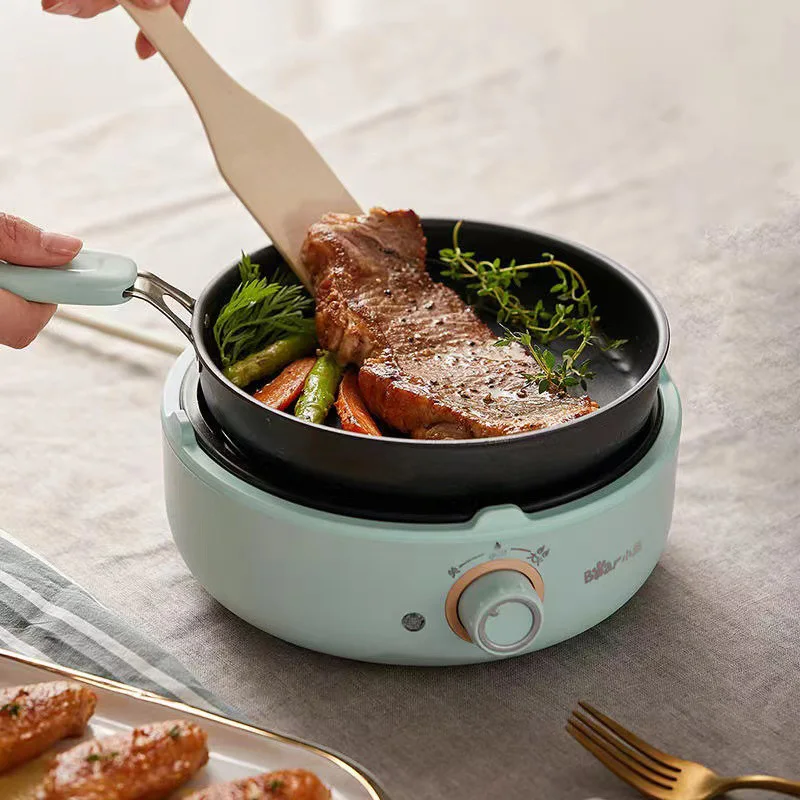 Orso Mini pentola elettrica pentola multifunzionale Wok elettrico Wok elettrico piccolo Wok elettrico tipo Split Pot dormitorio 2.5L