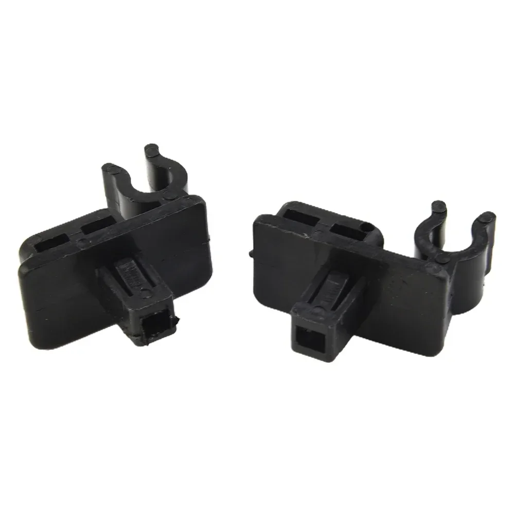 2Pcs Car Hood Prop Rod Clamp Clip Retainer For Isuzu TF TFR Trooper For Holden For Vauxhall For Brava Black Plastic Clips