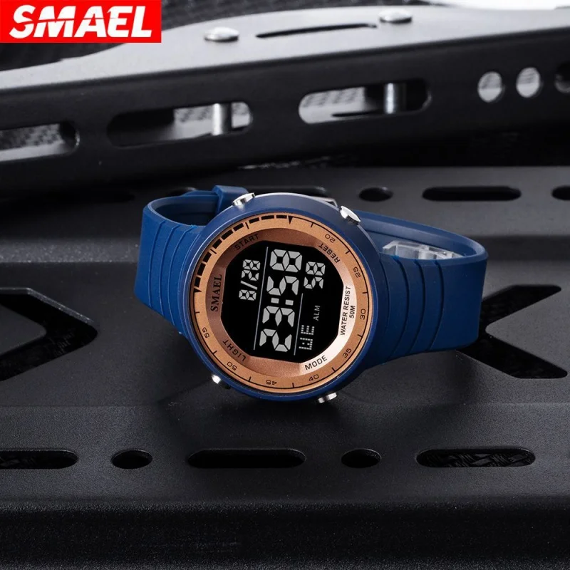 

Smael Outdoor Leisure Electronic Watch Multi-Functional Sports Watch for Male and Female Students Luminous Alarm Watch