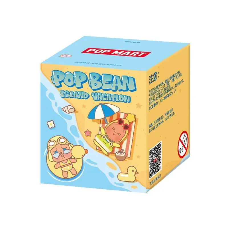 POP MART POP BEAN ISLAND VACATION Series Mini Doll Blind Box Guess Bag Original Toys Doll Cute Anime Figure Ornaments Gift image 3