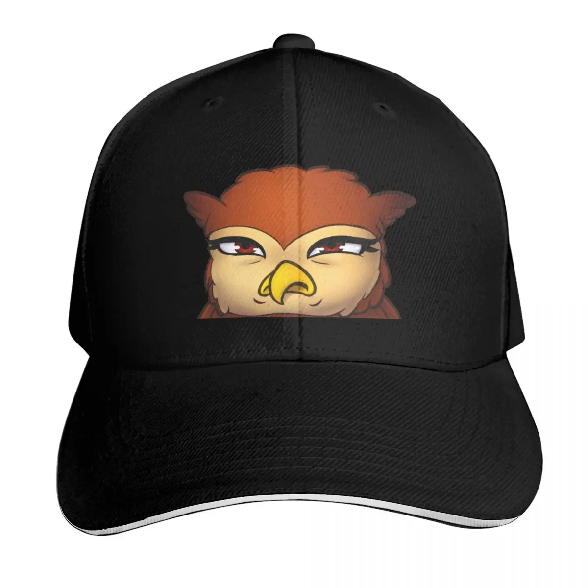 Casquette de baseball HedwidGrump, modèle à sangle, style « dad hat », six panneaux, structure rigide, protection solaire UPF 50+.