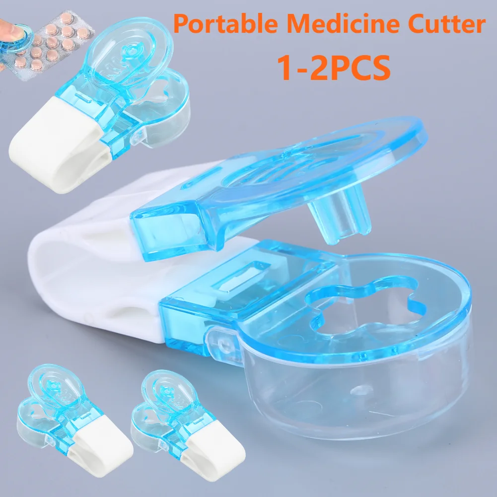 

Portable Medicine Cutter Anti Pollution Portable Pill Taker Non Contact Pill Taker Cup Medicine Dispenser Divider for Old People