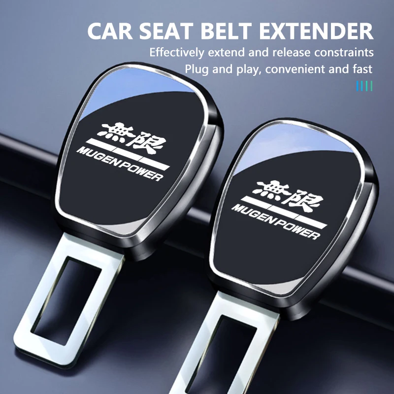 For Honda Car Seat Belt Clip Extender Safety Seatbelt Lock Buckle Plug Car Accessories Accord Fit City Vezel Mugen Legend Si RR
