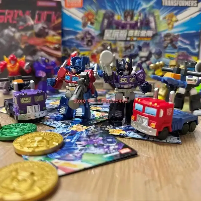 Blokees transformadores bloco defender versão onda 3 grimlock soundwave shockwave combinado devastator robô crianças montagem brinquedos