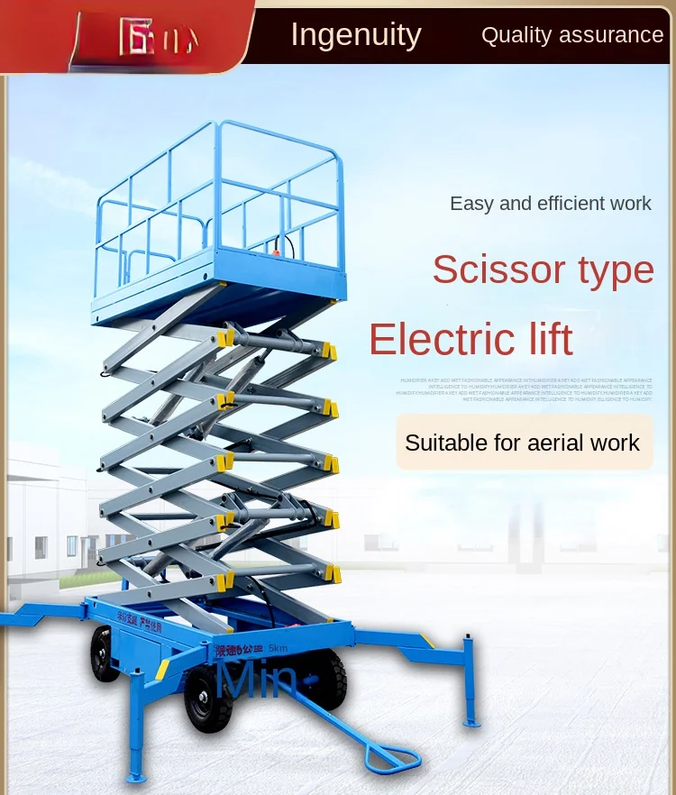 

Mobile lifting platform scissor lift