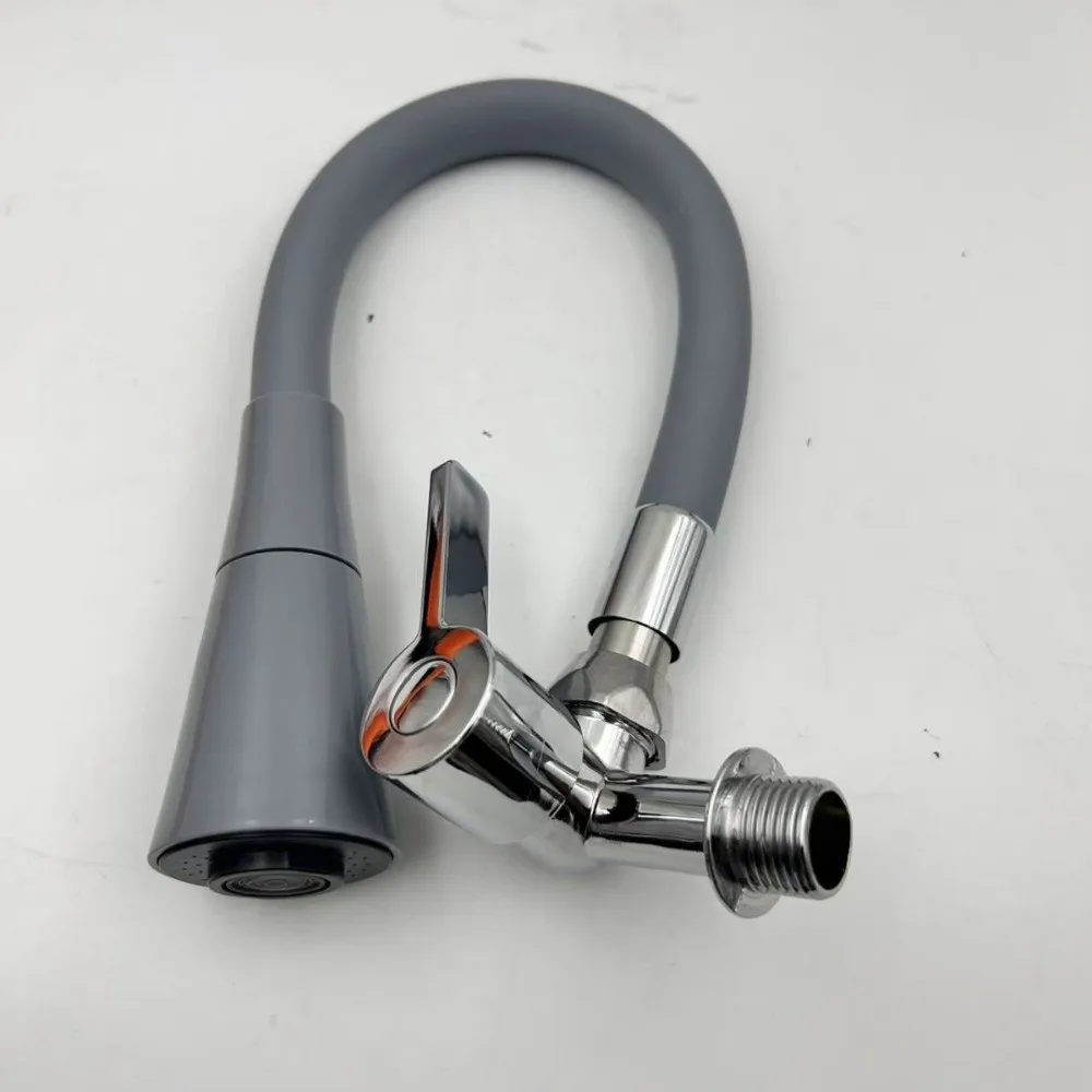 

Durable Zinc Alloy Kitchen Faucet 2 Modes Universal Rotatable Spout Faucet Water Saving Single Cold Water Tap Bathroom