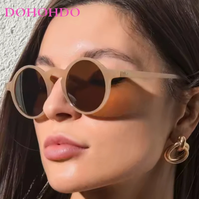 

Luxury Fashion Small Round Frame Sunglass Man Brand Designer Sunglass Women Summer Traveling Driving Shades Unisex UV400 Lentes