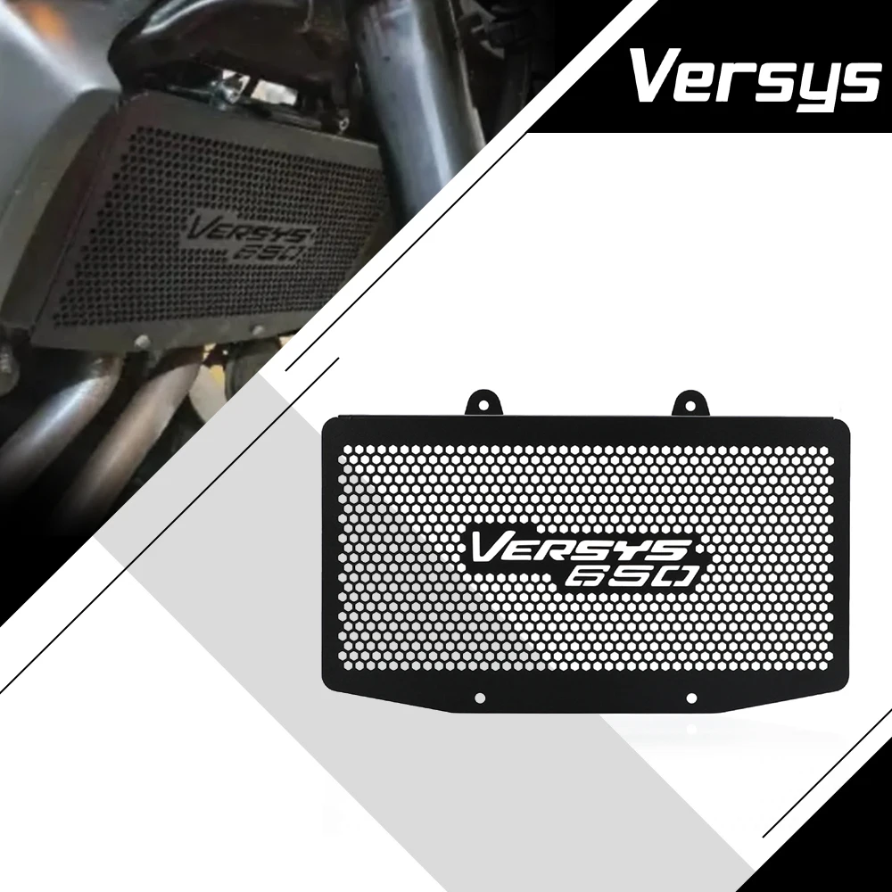 

Motorcycle Accessories Aluminum Radiator Grille Guard Cover Protection For Kawasaki Versys 650 Versys650 2006 2007 2008 2009