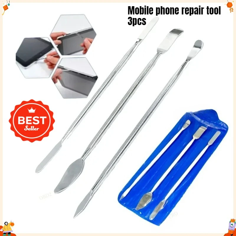 Hot Selling 3-piece Mobile Phone Repair Tool Set Manual Tool Set Blade Metal Shovel Disassembly Tool Suitable for Apple Tablets
