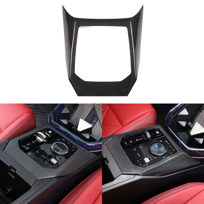 

For BMW X3 2025+ Automotive Central Control Gear Shift Panel Decorative Frame Genuine Carbon Fiber Car Modification Accessories