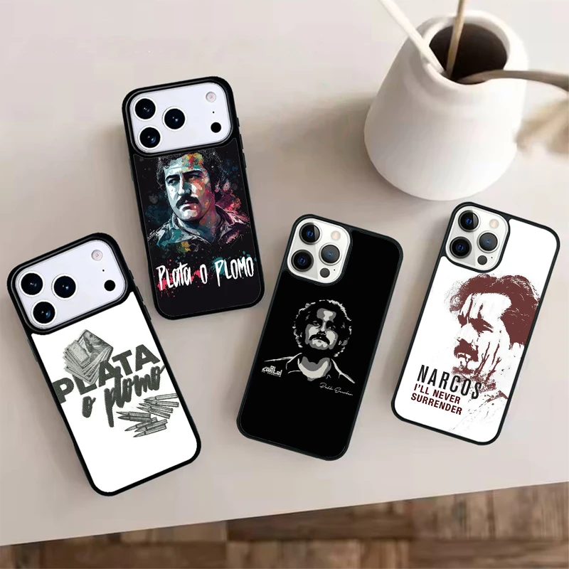 Narcos Plata o Plomo Phone Case For iPhone 17 AIR 16 16e 15 14 13 12 11 PRO MAX PLUS Cover