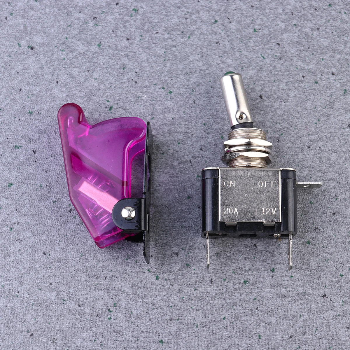 

2 Pcs LED Fog Light Switch Button 12V ASW-07D Toggle Foglamp On-off Refit Power