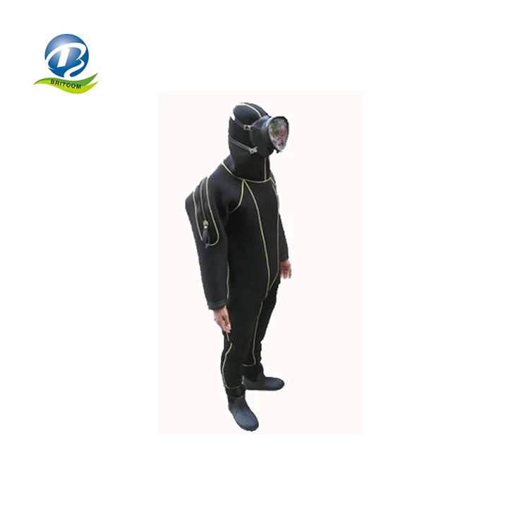 full mask neoprene 7mm completely closed diving suit