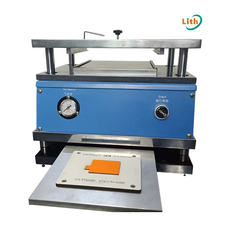 Lithium Battery Film Sheet Die Cutter Pouch Cell Cathode Anode Electrodes Sheet Die Cutting Machine