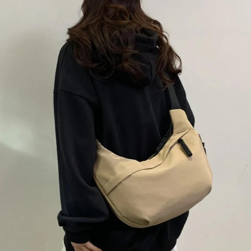 

1pcs Fashion Nylon Dumpling Bag Large Capacity Outdoor Travel Daily Commute Shoulder Crossbody Handbag
