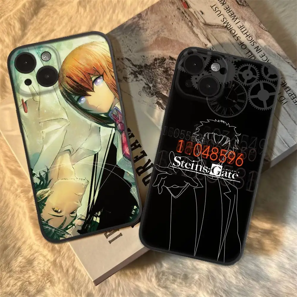 أنيمي الساخن S-ستينز G-Gate جراب هاتف آيفون 16 15 14 13 12 11 برو ماكس البساطة الصغيرة قصيرة غطاء مقاوم للصدمات