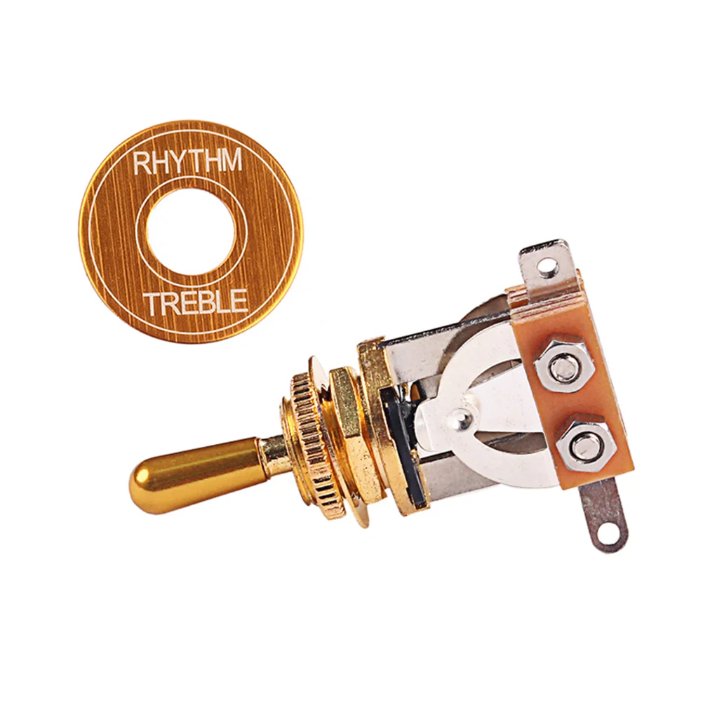 GN121 3 Way Toggle Pickup Selector with Treble Washer Ring for Electric Guitar toggle for guitar