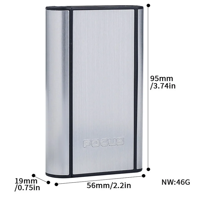 EVIL SMOKING 1 PCS Ejection Holder Portable Automatic Cigarette Case Windproof  Aluminium Alloy Metal Box Smoke Boxes