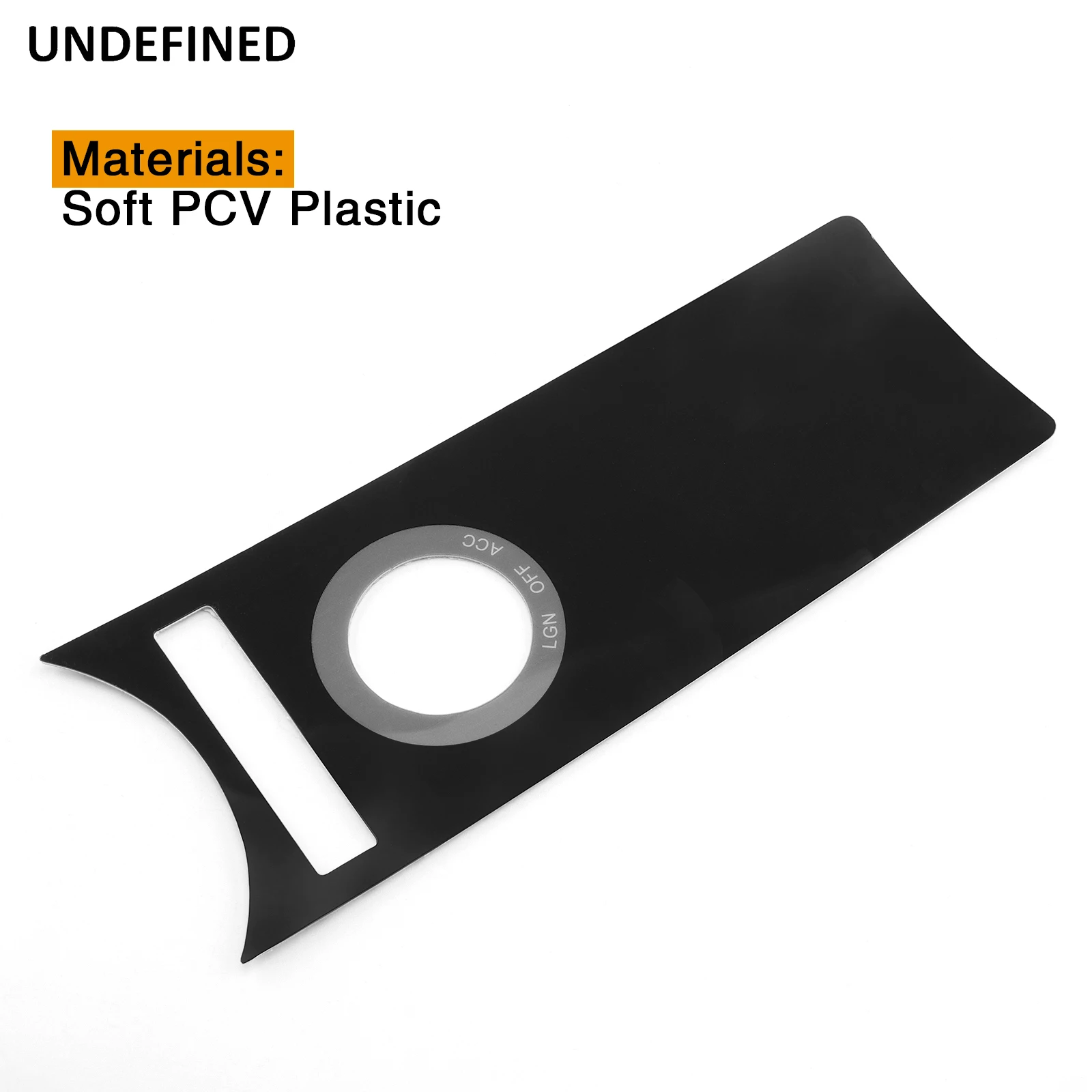 Motorcycle Gloss Black Dash Insert for Harley Touring 2008-2024