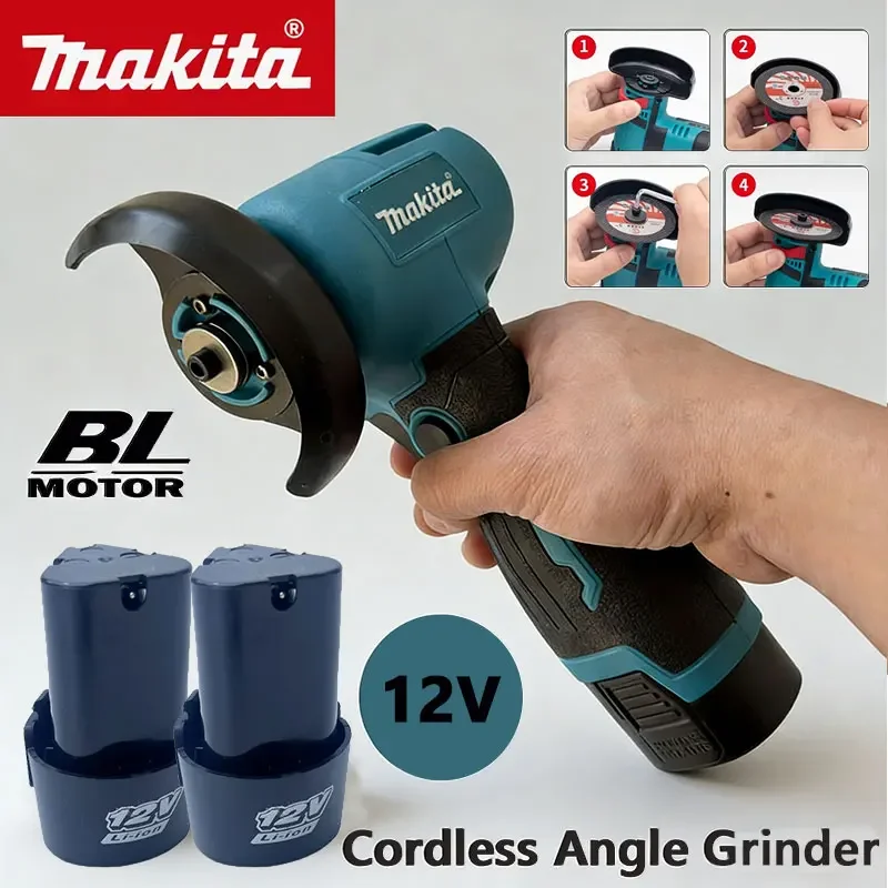 

Makita 12V Cordless Electric Angle Grinde Polishing Grinding Machine Diamond Cutting Power Tool for Metal and Stone Projects
