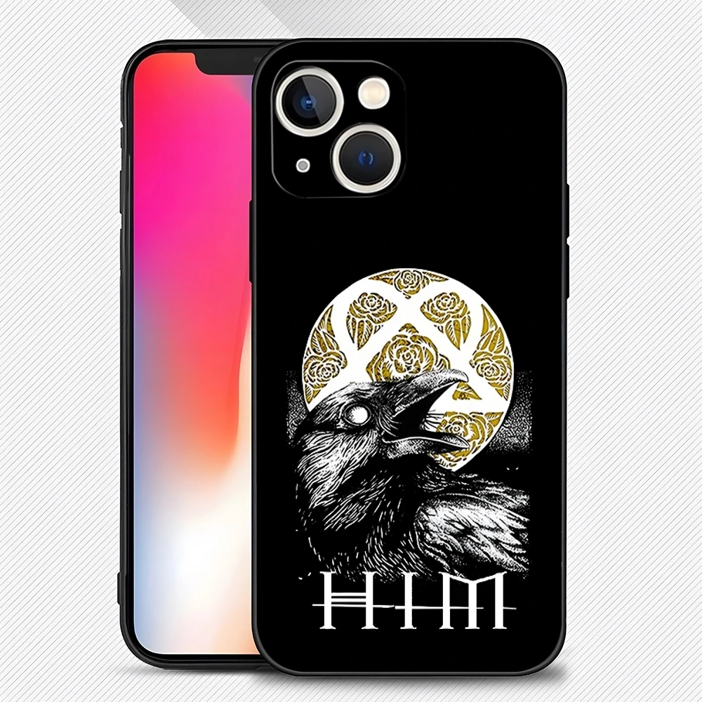 Him Ornate Heartagram Phone Case for 15 Pro Max for Apple iphone 14 13 16 12 Mini 11 Xr X Xs Pro Max 8 7 Plus Back Cover