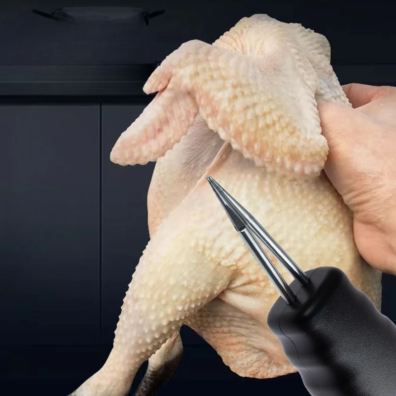 Handheld Electric Depilator Chicken Duck and Goose Feather Plucker Electric Poultry Depilator Kitchen Tools Charging usage image 2