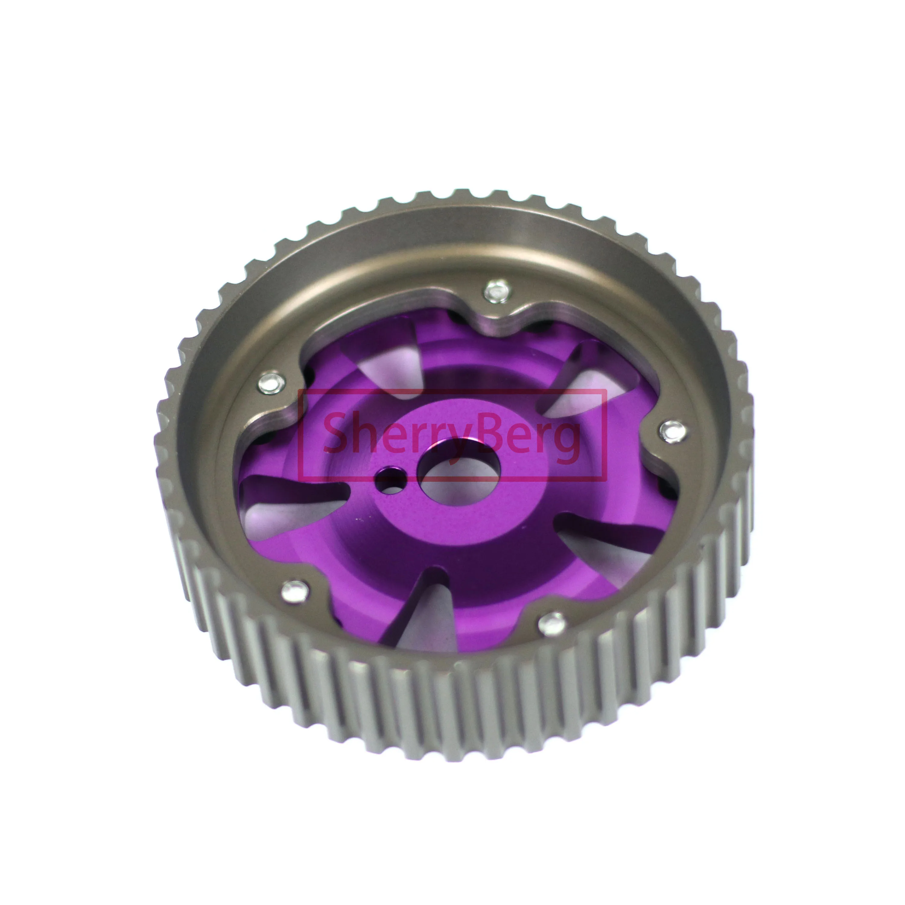 

SherryBerg Purple Color Aluminum Racing Cam Pulley Timing Belt Pulley for Toyota 3S-Gte Car Engine Motor 1988 1989 1990 -1995