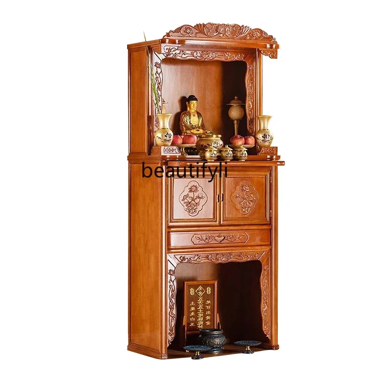 

Solid Wood Buddha Shrine Clothes Closet Worship Table Buddha Cabinet Buddha Cabinet