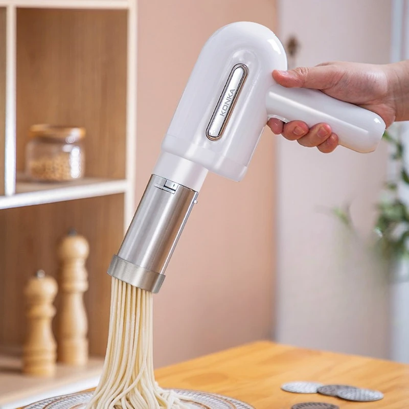 

Electric Cordless Noodle Maker Handheld Portable Noodle Press Home Appliances Outdoor Kitchen Home Breakfast Noodle Machine