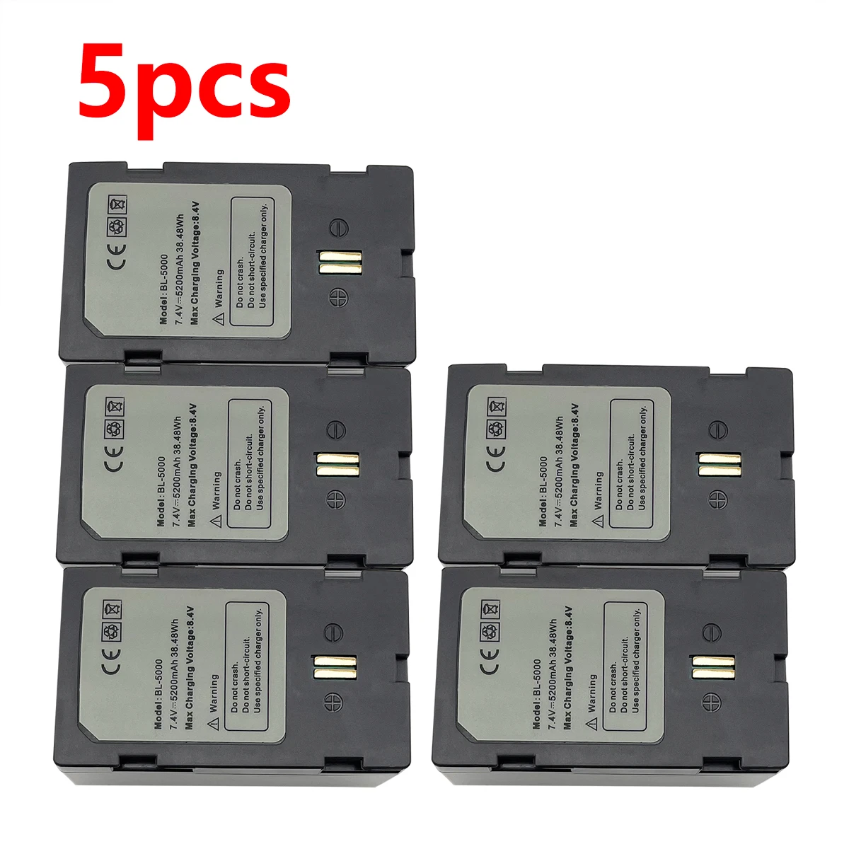 

5PCS BL-5000 Battery for Hi-target V60 V90 GPS RTK GNSS Surveying Instrument Battery 7.4V 5200mah