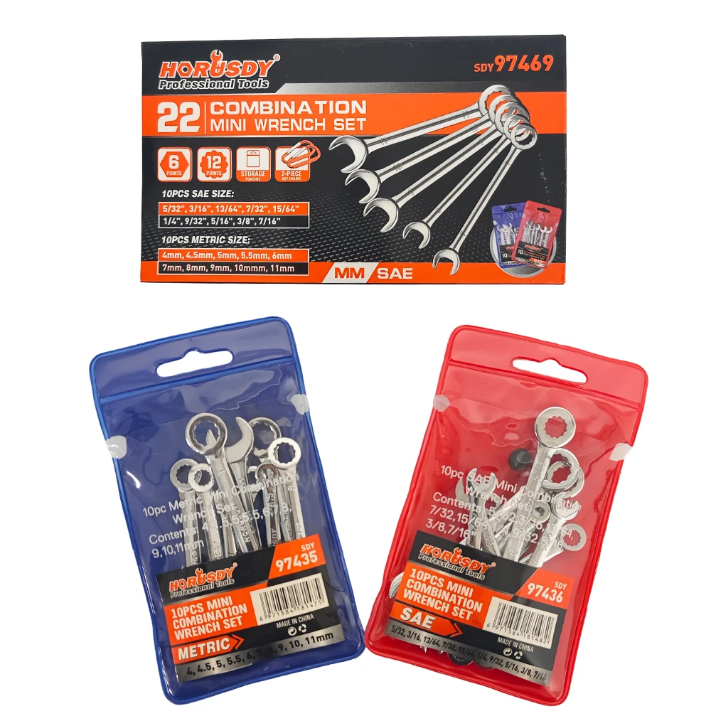 Combination Wrench Set Double Open Spanner All Sizes With Customized Service
