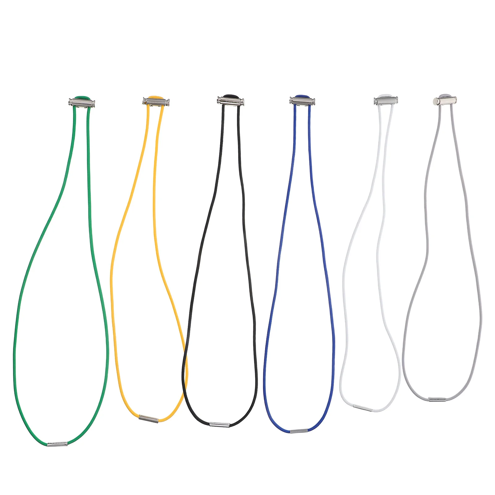 

6pcs Adjustable Trash Can Bands Rubber Elastic Strap Garbage Bag Holder For Bin Fastener Household Office