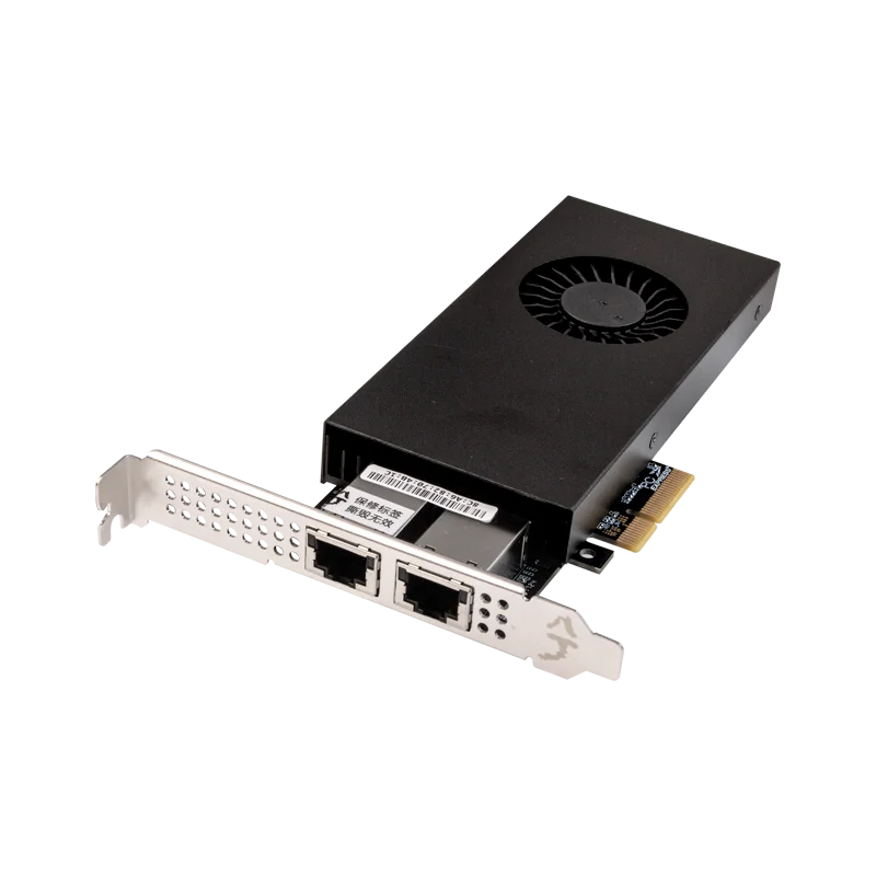 La scheda di rete di archiviazione XikeStor contiene due slot M.2 Nvme e due porte RJ45 10G
