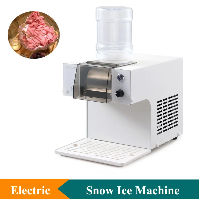 

110V 220V New Snowflake Ice Maker Shaving Machine Commercial Korea Bingsu Machine 40kg/day Snow Ice Maker Shaver Machine