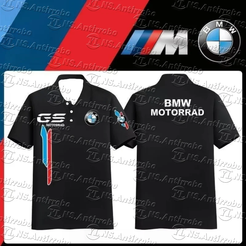 

BMW Летняя модная роскошная рубашка поло 3D тонкая дышащая быстросохнущая спортивная одежда высокого качества деловая мужская рубашка поло с коротким рукавом