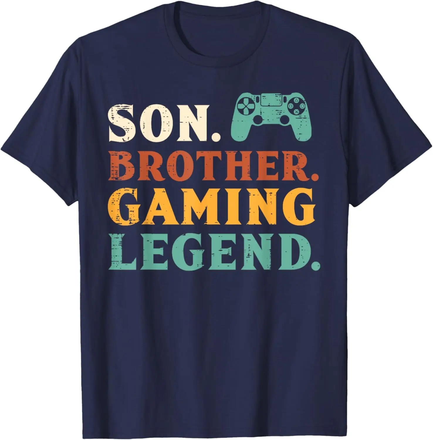 Son Brother Gaming Legend Gamer Men Boys Kids Teens Youth T-Shirt