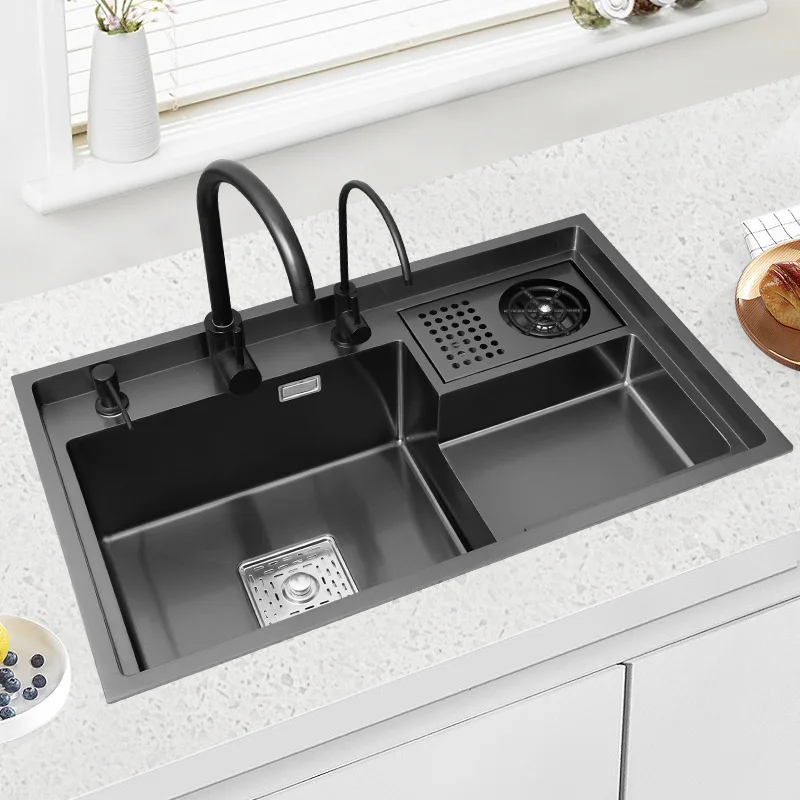 Nano Kitchen 304 Stainless Steel Handmade Small Sink, Single Sink, Undercounter Sink Wholesale from Chinese Factory