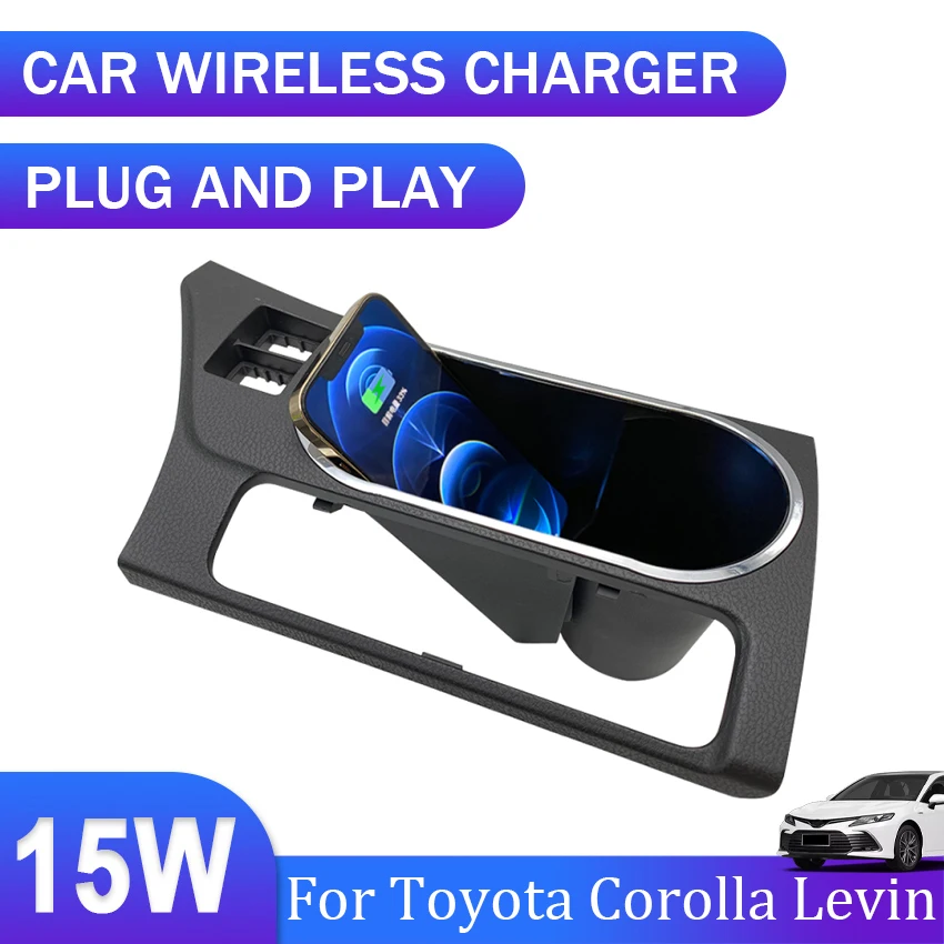 For Toyota Corolla Levin 2013 2014 2015 2016 2017 2018 2019 Car Accessories Special on-board QI wireless phone charging panel