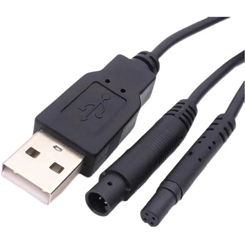 USB data cable to BMW 4P male head female head car environmental protection cleaning adapter cable reversing video camera cable