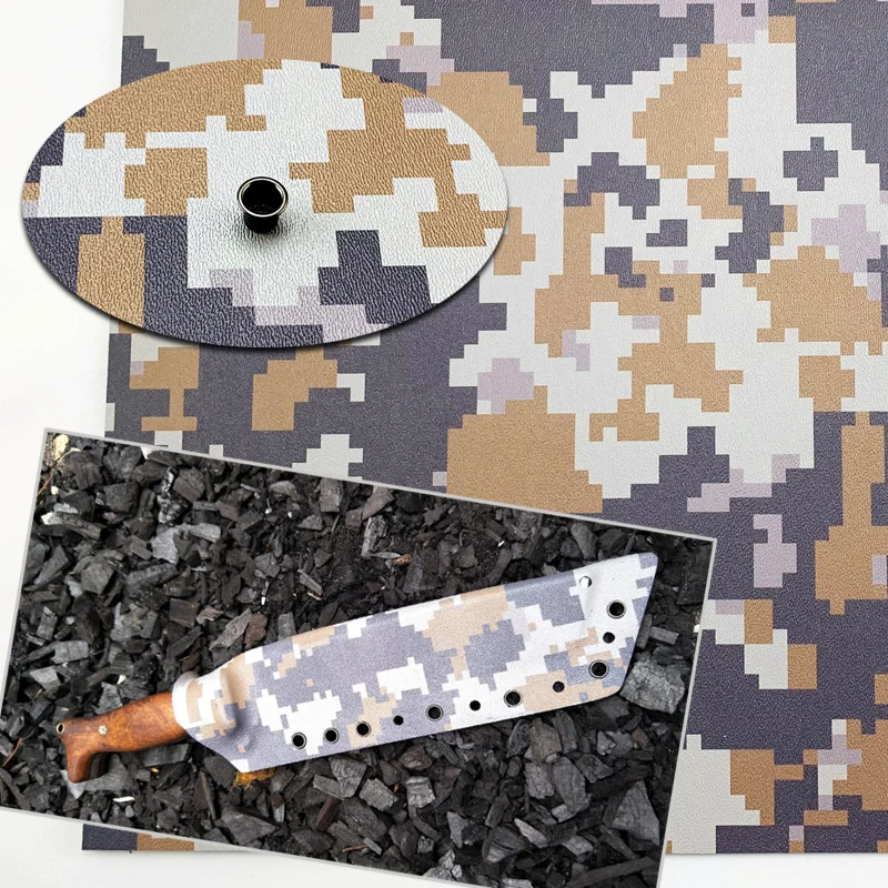 Kydex-placa k Faca Bainha Requintado Padrão de Camuflagem Faça Você Mesmo Placa Termoplástica Digital Custom Faca Bainha
