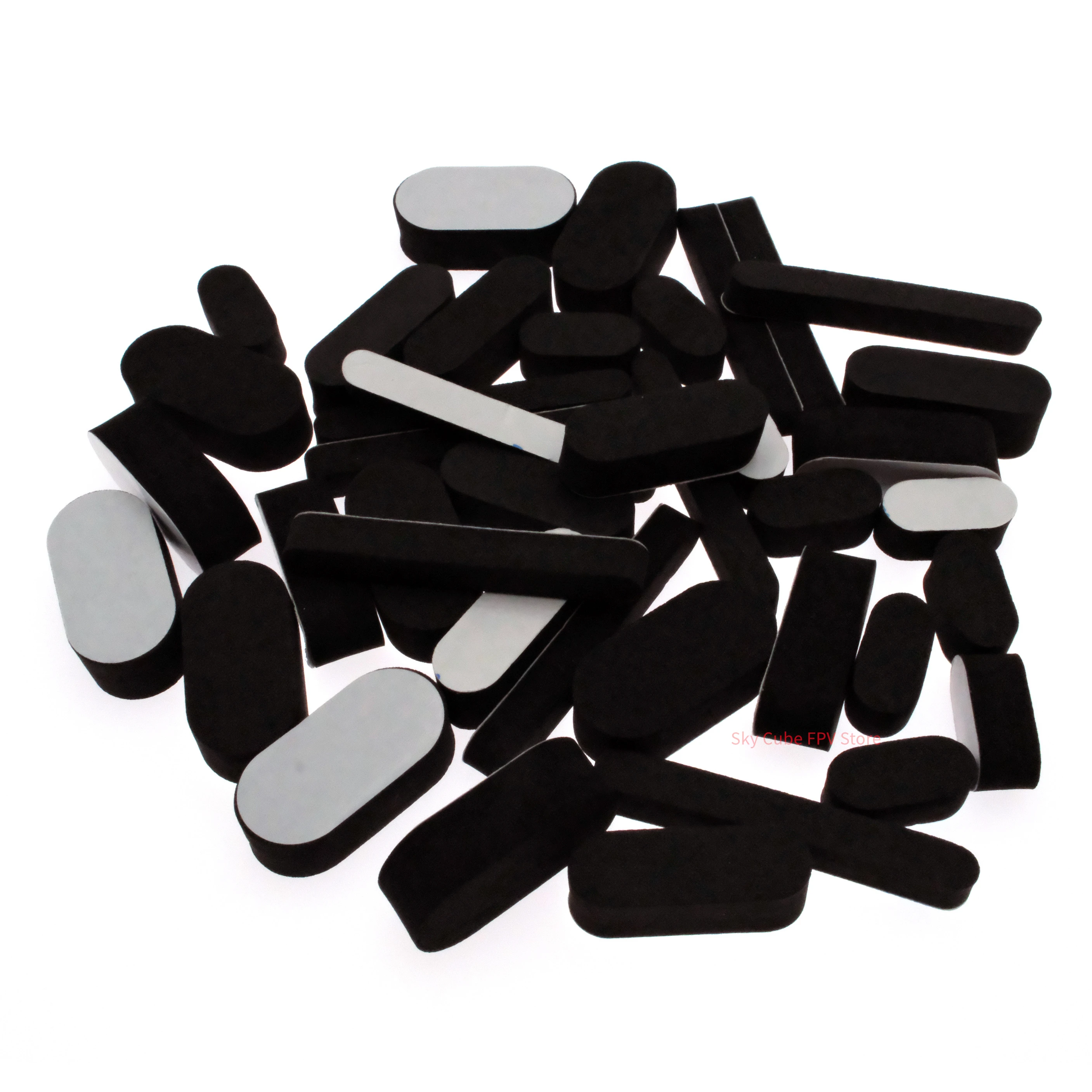 10PCS Damping Pad โช้คอัพ Landing Foot Pad Universal EVA ฟองน้ําเทปสองด้านสําหรับ RC DIY FPV Racing Drones quadcopte