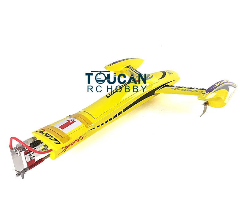 DTRC Toucanhobby H660 100KM/H Yellow Electric Race PNP RC Boat W/ Motor Servo ESC W/O Battery