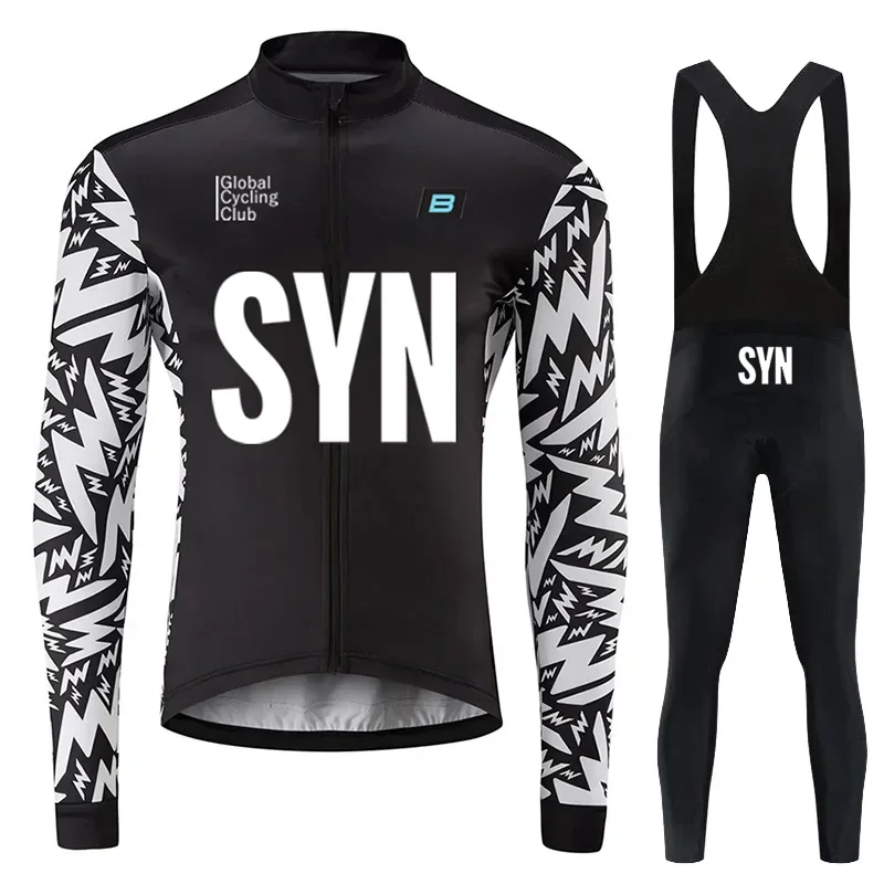 2025 SYN Autumn Cycling Jersey Set BIEHLER Bicycle MTB Maillot Ropa Ciclismo Road Bike Uniform Long Sleeve Bicicleta Clothing