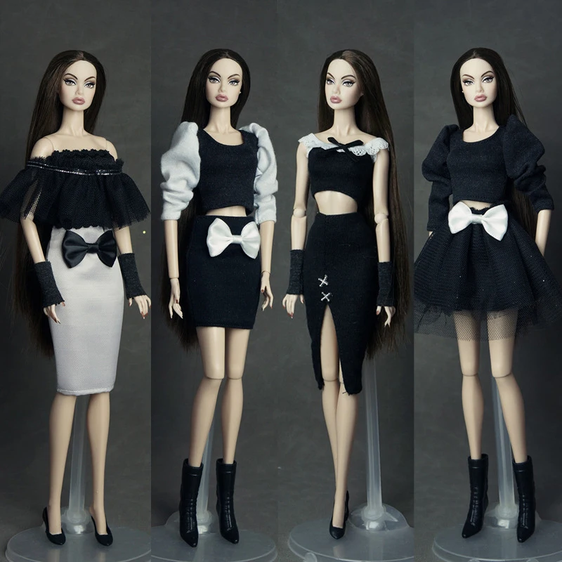Suitable For 30cm Doll Clothes Multi Joint Doll Clothing Short Skirt Doll Clothes Accessories Doll Dress Kids Birthday Gifts