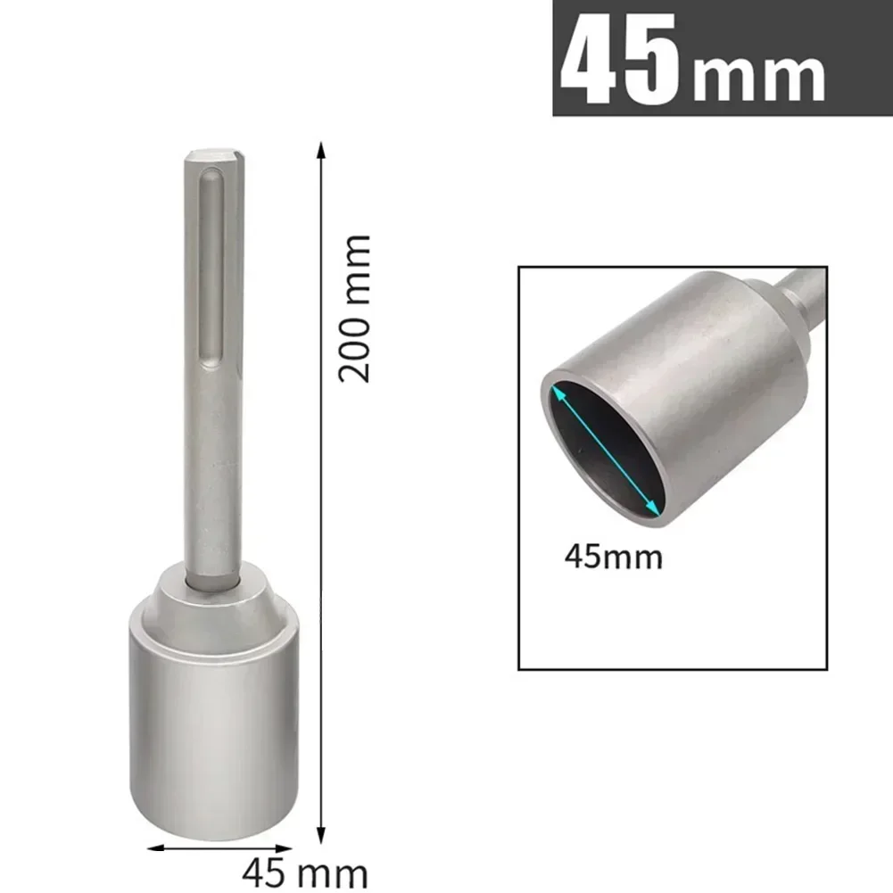 Imagem -02 - Heavy Duty Sds-max t Post Ferramenta de Driver de Haste de Aterramento de Aço Forjado Driver de Broca 30 mm 45 mm 50 mm 65 mm Conversor de Haste de Broca de Martelo