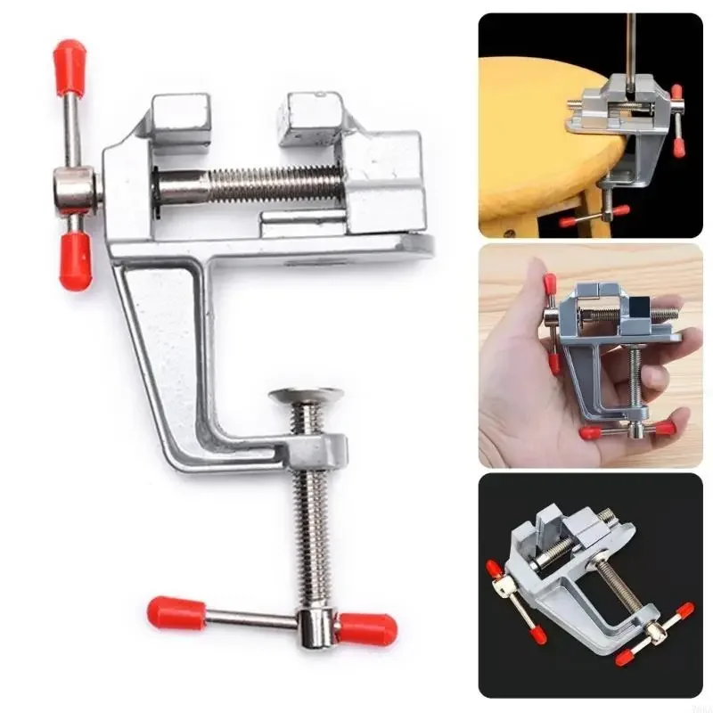 Portable Vise Strong Alloy Build Ensures Durability Multifunctional Design Easy To Install And Use For Crafting Projects