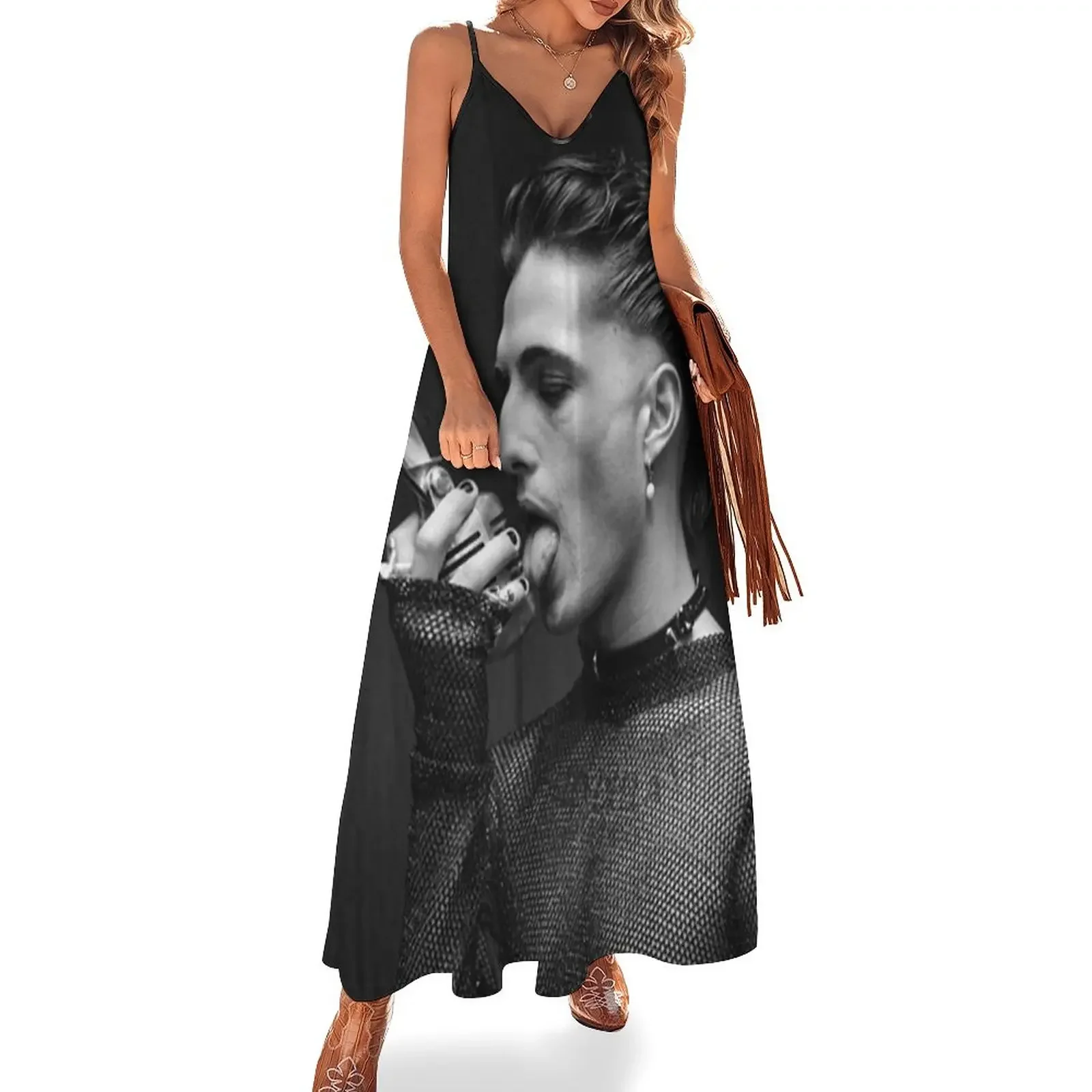 

Aesthetic Dvid Sleeveless Dress Women's long dress elegant and pretty women's dresses Female dress