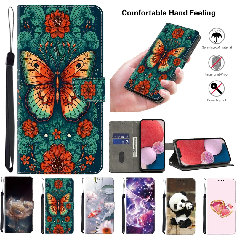 3D Magnetic Flip Leather For Samsung Galaxy S24 S23 S22 S21 S30 S20 S10 S10e S9 S8 Ultra Plus Wallet Case Galaxy S20 S21 23 FE