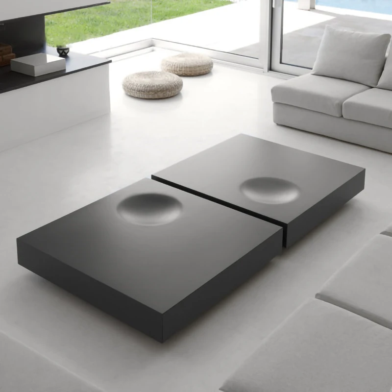 

Tea table combination Italian minimalist small tea table, tea table with floating windows, tatami rice tea table